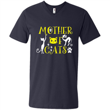 Load image into Gallery viewer, Cats T Shirt Hoodie Mother of Cats Mother’s Day - Men's V-Neck