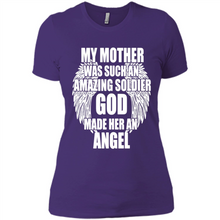 Load image into Gallery viewer, ANGEL MOM Mother’s Day - Ladies' Boyfriend T-Shirt