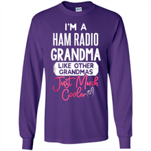 Load image into Gallery viewer, Cool Mothers Day T-Shirt Ham Radio Grandma - Long Sleeve T-Shirt