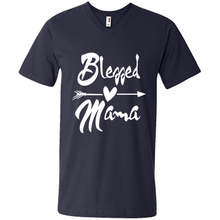 Load image into Gallery viewer, Blessed Mama – Funny And Novelty Gift On Mother’s Day - Men's V-Neck