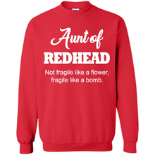 Load image into Gallery viewer, Aunt Of Redhead Definition Funny For Aunt On mother’s day - Sweatshirt