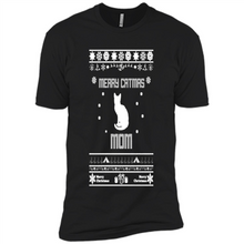 Load image into Gallery viewer, Cats T Shirt Hoodie Merry Catmas Mom Mother’s Day - Premium Short Sleeve T-Shirt