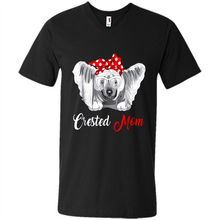 Load image into Gallery viewer, Chinese Crested Mom Tshirt, Birthday Gift, Mother Day Outfit - Men's V-Neck