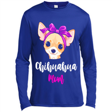 Load image into Gallery viewer, Chihuahua Mom With Purple Hairpin Funny mother’s day Gift For Dog Lovers - Canvas Long Sleeve T-Shirt