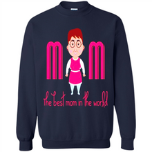 Load image into Gallery viewer, Best Mom World Cartoon Mother’s Day - Sweatshirt