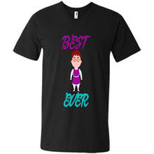 Load image into Gallery viewer, Best Mom Ever Cartoon Mother’s Day - Men's V-Neck