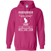 Load image into Gallery viewer, Cats T Shirt Hoodie Merry Catmas Mom Mother’s Day - Hoodie