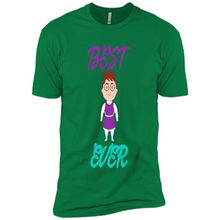 Load image into Gallery viewer, Best Mom Ever Cartoon Mother’s Day - Premium Short Sleeve T-Shirt