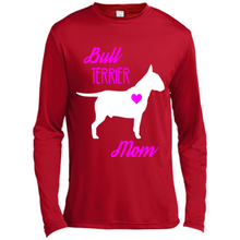 Load image into Gallery viewer, Bull Terrier Mom – Cute Mother’s Day T-Shirt For Dog Lovers - Canvas Long Sleeve T-Shirt