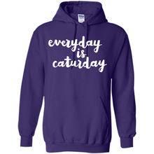 Load image into Gallery viewer, Cats T Shirt Hoodie Everyday Is Caturday Mother’s Day Gift ideas - Hoodie