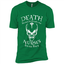 Load image into Gallery viewer, Death Smiles At Everyone Nurses Smile Back Shirt Mothers Day - Premium Short Sleeve T-Shirt