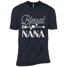 Load image into Gallery viewer, Blessed Nana Christmas Mother’s Day Birthday Grandma - Premium Short Sleeve T-Shirt