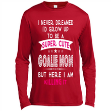 Load image into Gallery viewer, A Super cute Goalie Mom Mother’s Day Gift ideas Funny - Canvas Long Sleeve T-Shirt