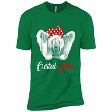 Load image into Gallery viewer, Chinese Crested Mom Tshirt, Birthday Gift, Mother Day Outfit - Premium Short Sleeve T-Shirt