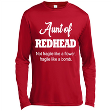 Load image into Gallery viewer, Aunt Of Redhead Definition Funny For Aunt On mother’s day - Canvas Long Sleeve T-Shirt