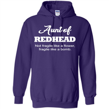 Load image into Gallery viewer, Aunt Of Redhead Definition Funny For Aunt On mother’s day - Hoodie