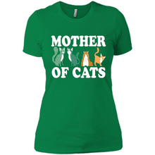Load image into Gallery viewer, Cats T Shirt Hoodie Mother of Cats Mother’s Day1 - Ladies' Boyfriend T-Shirt