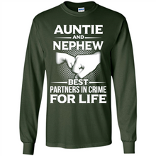 Load image into Gallery viewer, Auntie And Nephew – Best Partners In Crime For Life, Best mother’s day - Long Sleeve T-Shirt