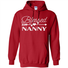 Load image into Gallery viewer, Blessed Nanny Christmas Mother’s Day Birthday Grandma - Hoodie