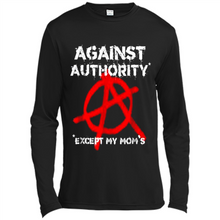 Load image into Gallery viewer, Anarchy Against Authority Except Mom’s Mother’s Day - Canvas Long Sleeve T-Shirt