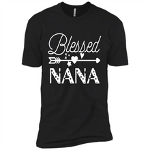Load image into Gallery viewer, Blessed Nana Christmas Mother’s Day Birthday Grandma - Premium Short Sleeve T-Shirt