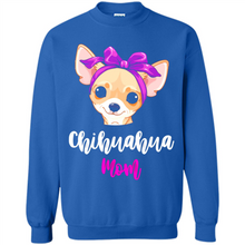 Load image into Gallery viewer, Chihuahua Mom With Purple Hairpin Funny mother’s day Gift For Dog Lovers - Sweatshirt