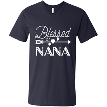 Load image into Gallery viewer, Blessed Nana Christmas Mother’s Day Birthday Grandma - Men's V-Neck