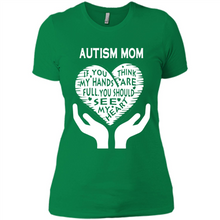 Load image into Gallery viewer, AUTISM MOM Mother’s Day - Ladies' Boyfriend T-Shirt