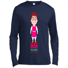 Load image into Gallery viewer, Best Mom Cartoon Character Mother’s Day - Canvas Long Sleeve T-Shirt