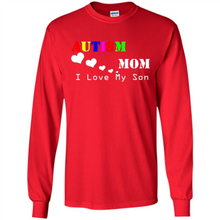 Load image into Gallery viewer, Autism mon t shirt Mothers Day - Long Sleeve T-Shirt