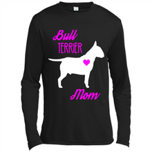 Load image into Gallery viewer, Bull Terrier Mom – Cute Mother’s Day T-Shirt For Dog Lovers - Canvas Long Sleeve T-Shirt