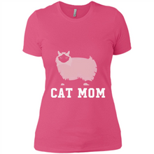 Load image into Gallery viewer, Birman Cat Mom – Mothers Day - Ladies' Boyfriend T-Shirt
