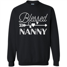 Load image into Gallery viewer, Blessed Nanny Christmas Mother’s Day Birthday Grandma - Sweatshirt