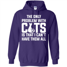 Load image into Gallery viewer, Cats T Shirt Hoodie Cats…I can’t have them all Mother’s Day - Hoodie