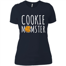 Load image into Gallery viewer, Cookie Momster shirt Mother’s day shirt Baking mom - Ladies' Boyfriend T-Shirt