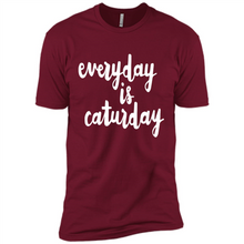 Load image into Gallery viewer, Cats T Shirt Hoodie Everyday Is Caturday Mother’s Day Gift ideas - Premium Short Sleeve T-Shirt