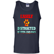 Load image into Gallery viewer, Easily Distracted By Jeeps And Dogs gift shirt for dog mom - Tank Top