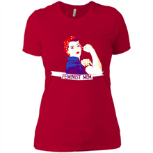 Load image into Gallery viewer, Feminist Mom mother’s day feminism 1 - Ladies' Boyfriend T-Shirt