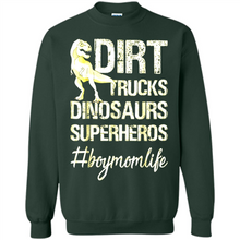 Load image into Gallery viewer, Dirt Trucks Dinosaurs Superheros boymomlife Tired - Sweatshirt
