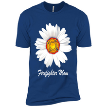 Load image into Gallery viewer, Daisy Firefighter Mom Funny Firefighter Gift Women Sweatshirt On Mother’s Day, Birthday - Premium Short Sleeve T-Shirt