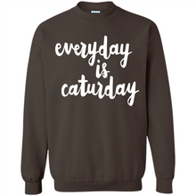Load image into Gallery viewer, Cats T Shirt Hoodie Everyday Is Caturday Mother’s Day Gift ideas - Sweatshirt