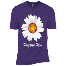 Load image into Gallery viewer, Daisy Firefighter Mom Funny Firefighter Gift Women Sweatshirt On Mother’s Day, Birthday - Premium Short Sleeve T-Shirt