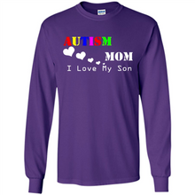 Load image into Gallery viewer, Autism mon t shirt Mothers Day - Long Sleeve T-Shirt