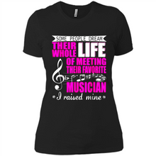 Load image into Gallery viewer, Favorite Musician – Funny sweet Mom Mother’s Day - Ladies' Boyfriend T-Shirt