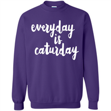 Load image into Gallery viewer, Cats T Shirt Hoodie Everyday Is Caturday Mother’s Day Gift ideas - Sweatshirt