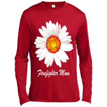 Load image into Gallery viewer, Daisy Firefighter Mom Funny Firefighter Gift Women Sweatshirt On Mother’s Day, Birthday - Canvas Long Sleeve T-Shirt