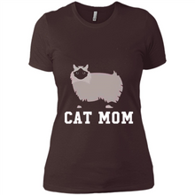 Load image into Gallery viewer, Birman Cat Mom – Mothers Day - Ladies' Boyfriend T-Shirt