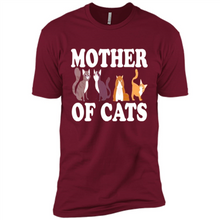 Load image into Gallery viewer, Cats T Shirt Hoodie Mother of Cats Mother’s Day1 - Premium Short Sleeve T-Shirt