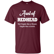 Load image into Gallery viewer, Aunt Of Redhead Definition Funny For Aunt On mother’s day - Shirt