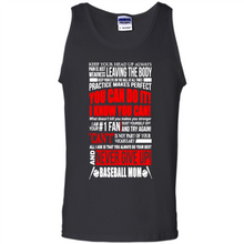 Load image into Gallery viewer, BASEBALL MOM, NEVER GIVE UP Mother’s Day - Tank Top